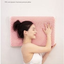 TPE Pectin Latex Pillow Zero Pressure Cooling Gel High Elasticity Pillow Orthopedic Correction Neck Pain Massage TPE果胶乳胶