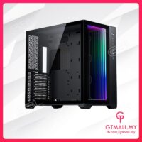 MAGNIUMGEAR NEO Qube 2 Infinity Mirror ATX DRGB TG Case - Black