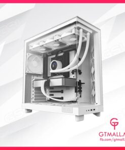 NZXT H6 Flow Compact Dual-chamber ATX Case - All White