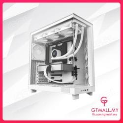 NZXT H6 Flow Compact Dual-chamber ATX Case - All White