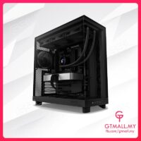 NZXT H6 Flow Compact Dual-chamber ATX Case - All Black