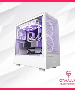 NZXT H5 Flow RGB Mid-Tower Case - White