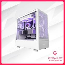 NZXT H5 Flow Mid-Tower Case - White