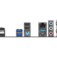 Alternative view of ASrock B550M ITX/AC Motherboard