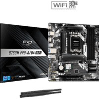 ASrock B760M Pro-A/D4 WiFi Motherboard