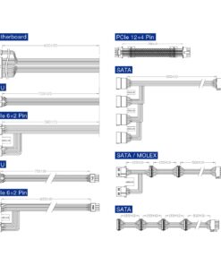 Alternative view of FSP Hydro GT PRO 850w/1000w 80 Plus Gold Semi Modular PSU ATX3.0 (PCIe5.0)