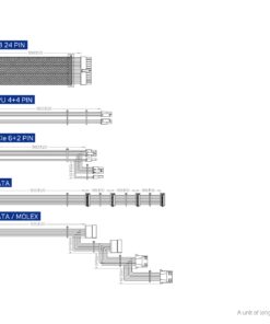 Alternative view of FSP HV+ 500W/600W/700W 80 Plus PSU