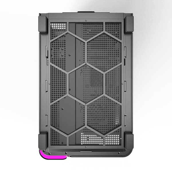 Montech King 95 ATX Case - Black/ White/ Red - Image 3