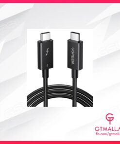 UGREEN APPLE MACBOOK THUNDERBOLT 4 CABLE DATA TRANSFER 40GBPS & 100W 0.8M CABLE (BLACK)