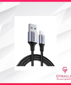 UGREEN USB-A TO LIGHTNING CABLE ALU CASE WITH BRAIDED 1.5M (BLACK)