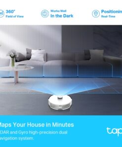 Alternative view of TP-Link Tapo RV30 LiDAR Navigation Robot Vacuum & Mop