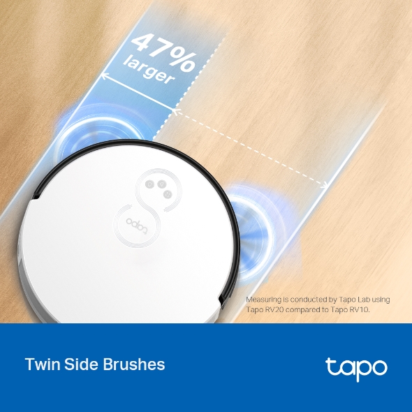 TP-Link Tapo RV20 Mop Plus MagSlim™ LiDAR Navigation Robot Vacuum & Mop+ Smart Auto-Empty Dock - Image 6
