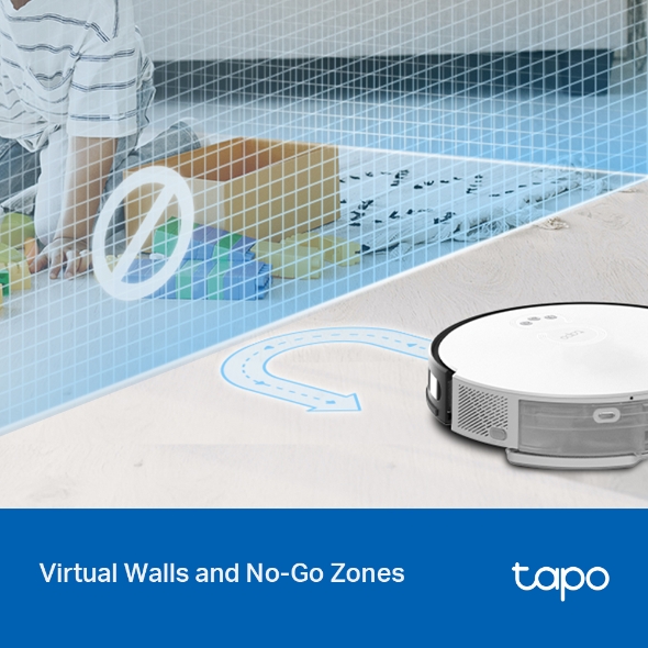 TP-Link Tapo RV20 Mop Plus MagSlim™ LiDAR Navigation Robot Vacuum & Mop+ Smart Auto-Empty Dock - Image 4