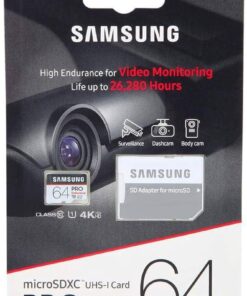 Samsung Micro SD with Adapter 64GB/128GB/256GB Pro Endurance